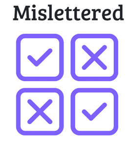 Mislettered