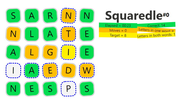 Play Squaredle game on website