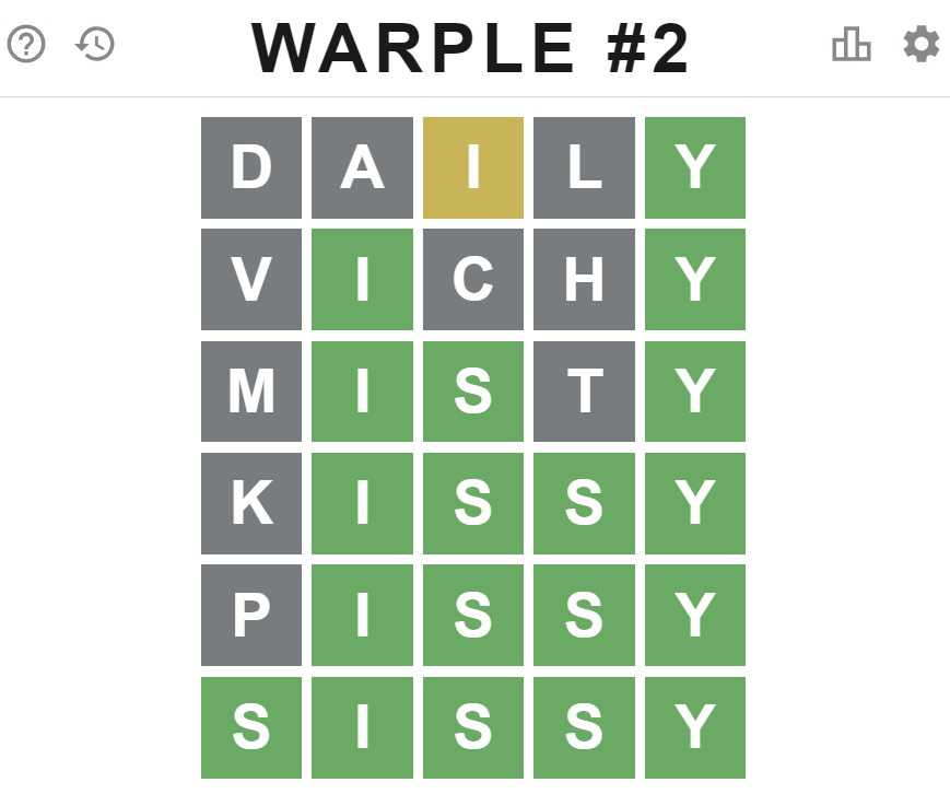 play Warple game on website